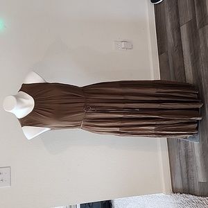 Banana Republic Maxi Dress Coffee Brown size S/XS Sleeveless $60